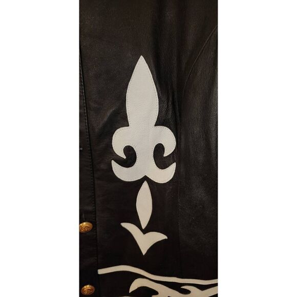 Vanna White Collection Leather Blazer - Picture 3 of 7